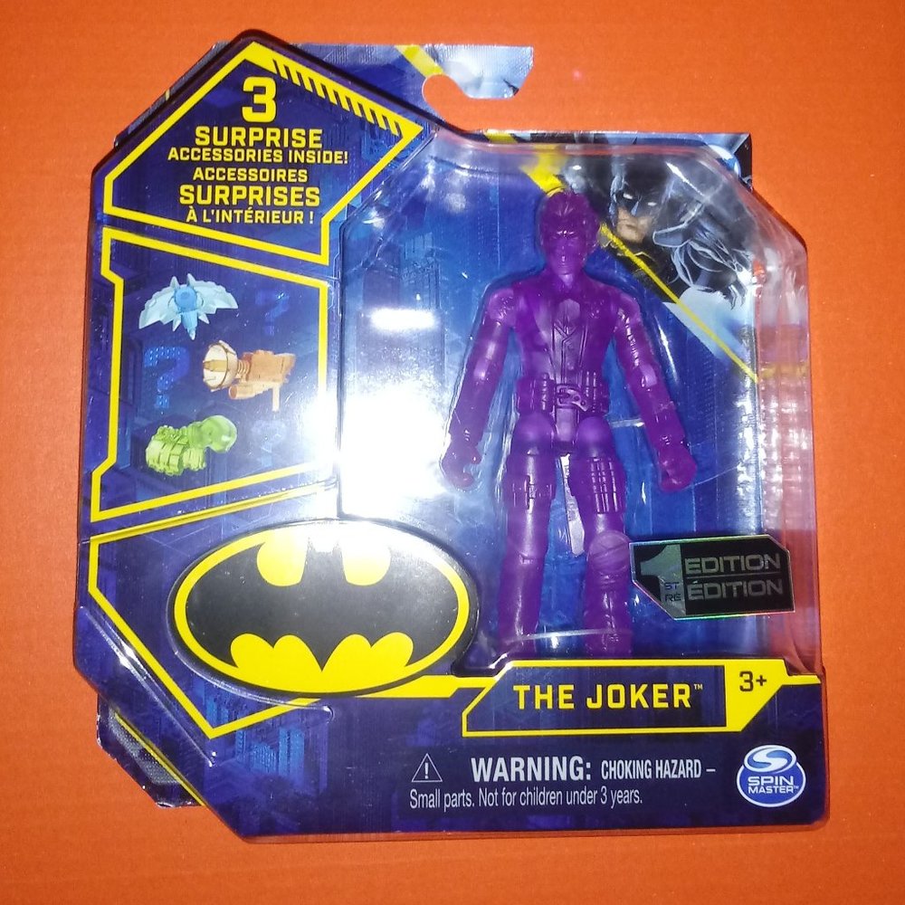 == NIB Joker Super Rare 1st Edition Spin Master Purple ==